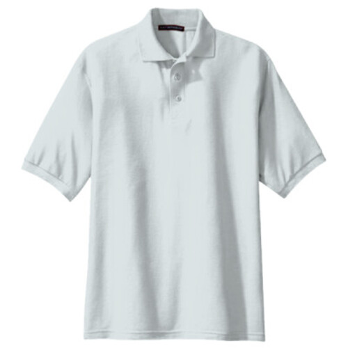 Adult Silk Touch Polo - 1 Small, 2 Medium, 3 Large, 2 XL, 2 XXL, 2 XXXL (WHITE) Thumbnail