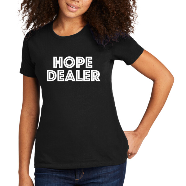 Hope Dealer Left Chest - Copy of Women's Premium Cotton Boyfriend T-Shirt Thumbnail