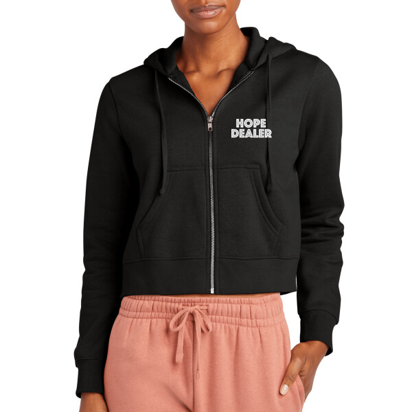 Hope Dealer Left Chest - Women's Everyday Fleece Full Zip Hoodie Thumbnail