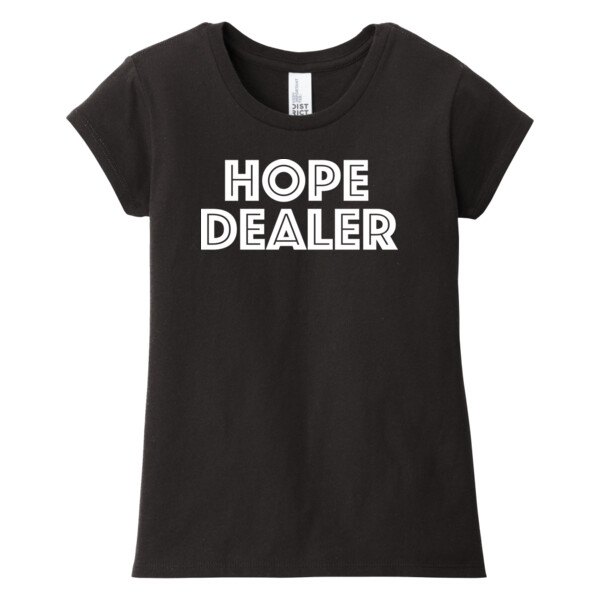 Hope Dealer Left Chest - Girls Everyday T-Shirt Thumbnail