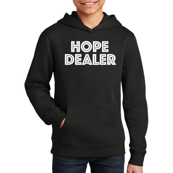 Hope Dealer Left Chest - Youth Everyday Fleece Hoodie Thumbnail
