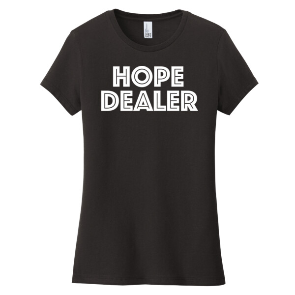 Hope Dealer Left Chest - Women's Everyday T-Shirt Thumbnail