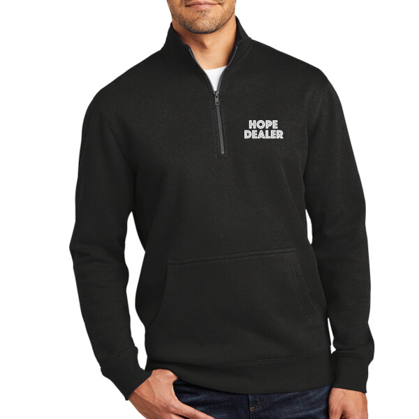 Hope Dealer Left Chest - Unisex Everyday Fleece 1/4 Zip Thumbnail