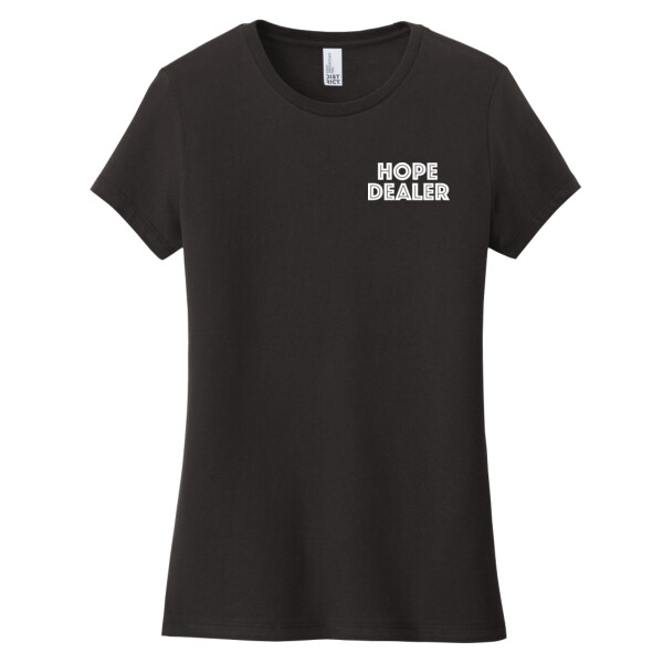 Hope Dealer Left Chest - Women's Everyday T-Shirt Thumbnail
