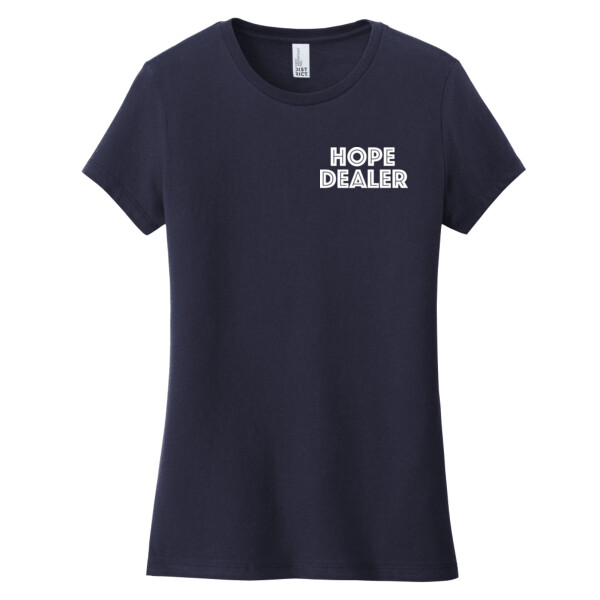 Hope Dealer Left Chest - Women's Everyday T-Shirt Thumbnail