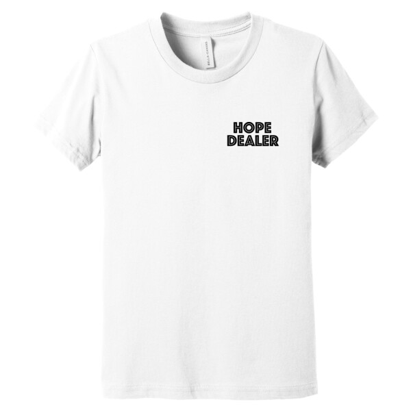 Hope Dealer Left Chest (Black) - Youth Jersey Short Sleeve Tee Thumbnail