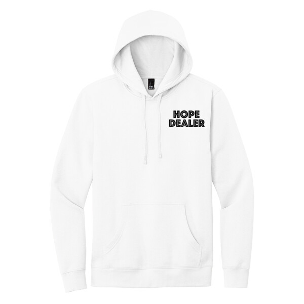 Hope Dealer Left Chest (Black) - Unisex Everyday Fleece Hoodie Thumbnail