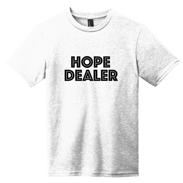 Hope Dealer Full Chest (Black) - Youth Everyday T-Shirt Thumbnail