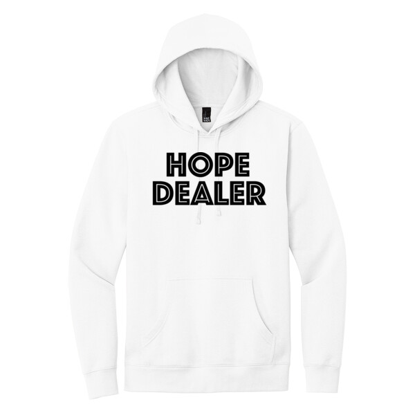 Hope Dealer Full Chest (Black) - Unisex Everyday Fleece Hoodie Thumbnail