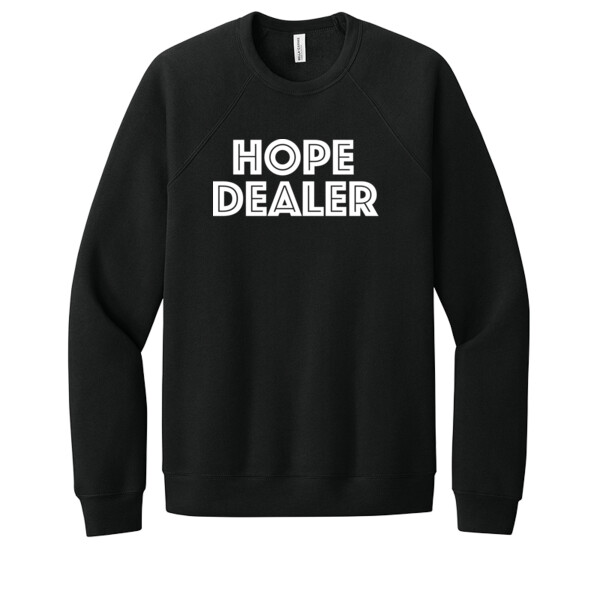 Hope Dealer Full Chest  - Unisex Premium Sponge Fleece Crew Sweatshirt Thumbnail