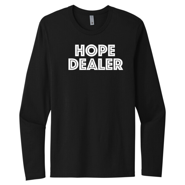 Hope Dealer Full Chest  - Unisex Premium Cotton Long Sleeve T-Shirt Thumbnail