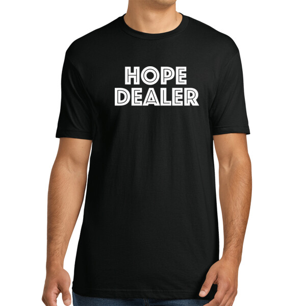 Hope Dealer Full Chest  - Unisex Premium Cotton T-Shirt Thumbnail