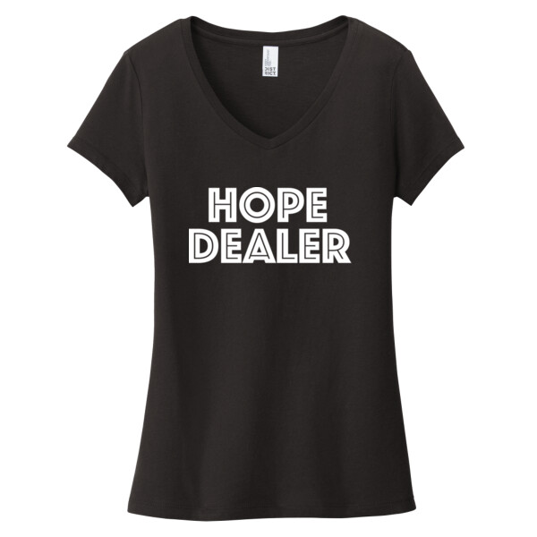 Hope Dealer Full Chest  - Women's Everyday V Neck Thumbnail