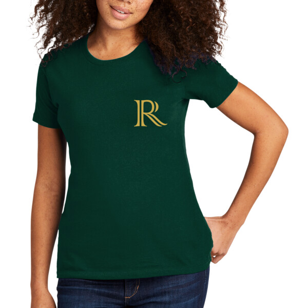 Rosson R Left Chest - Copy of Women's Premium Cotton Boyfriend T-Shirt Thumbnail