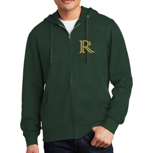 Rosson R Left Chest - Unisex Everyday Fleece Full Zip Hoodie Thumbnail